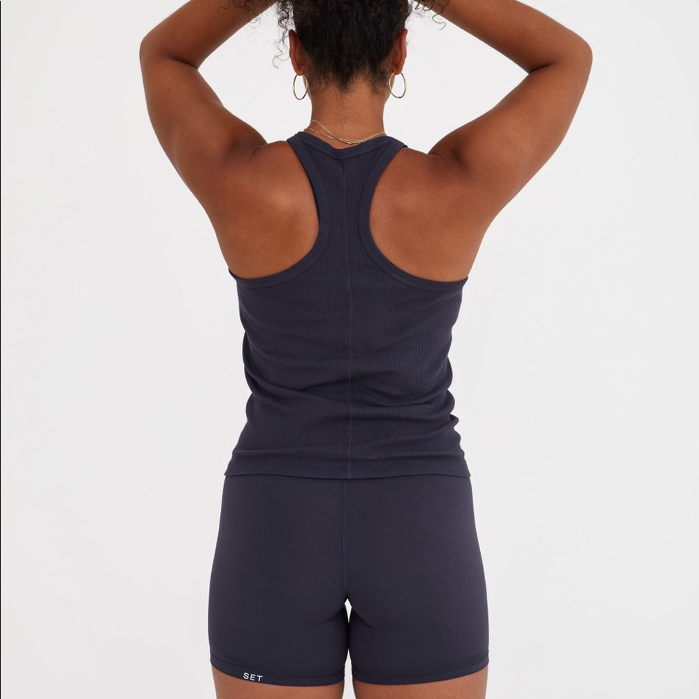 Nwot Set Active Set Basics Core 2021 Storm Navy B… - image 2